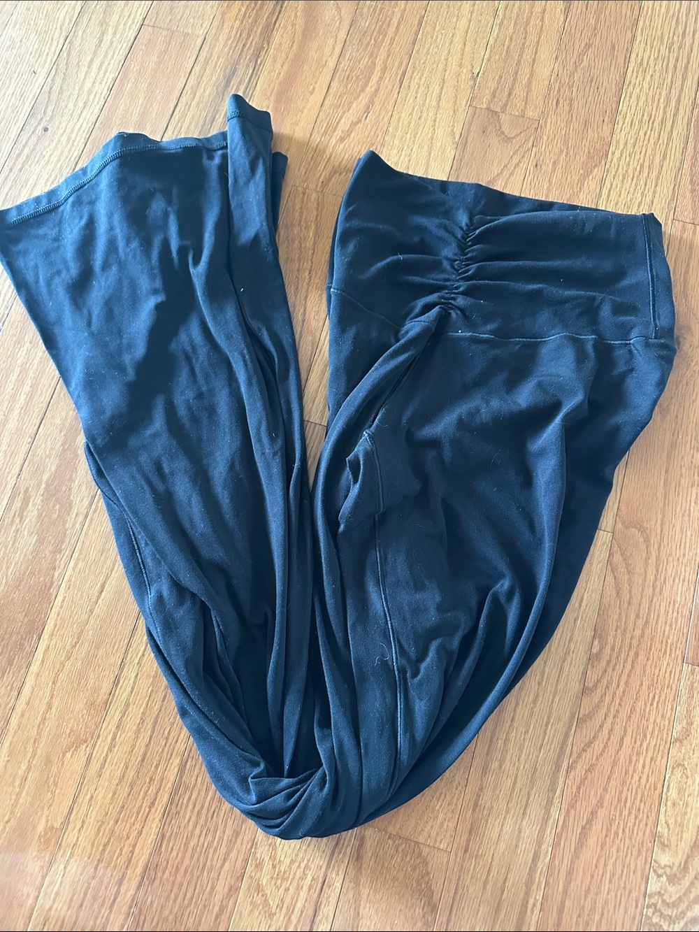 Classic Black Wide-Leg Pull-On Jumpsuit Pants
